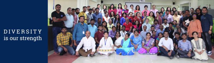 Diversity is our strength - Enable India Staff photo